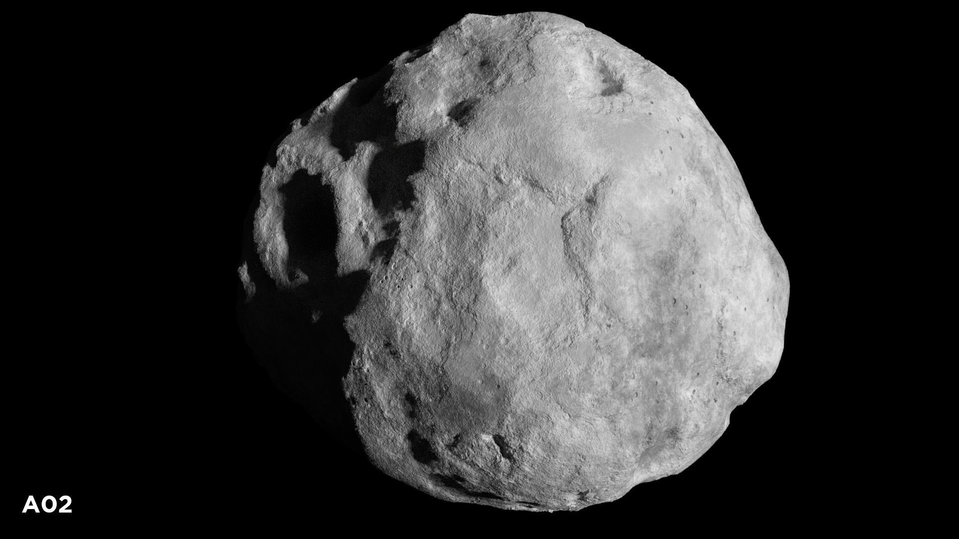 3 Asteroids Pack 3D model_8