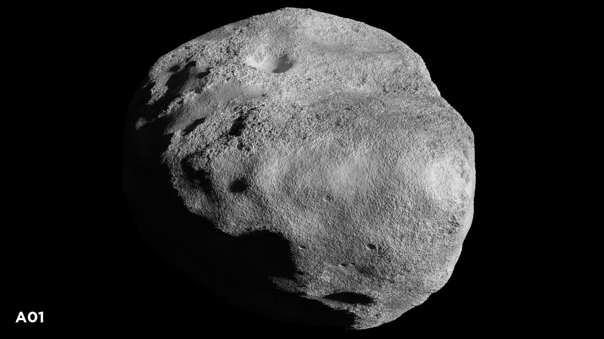 3 Asteroids Pack 3D model_1