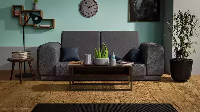 Interior Living Room 