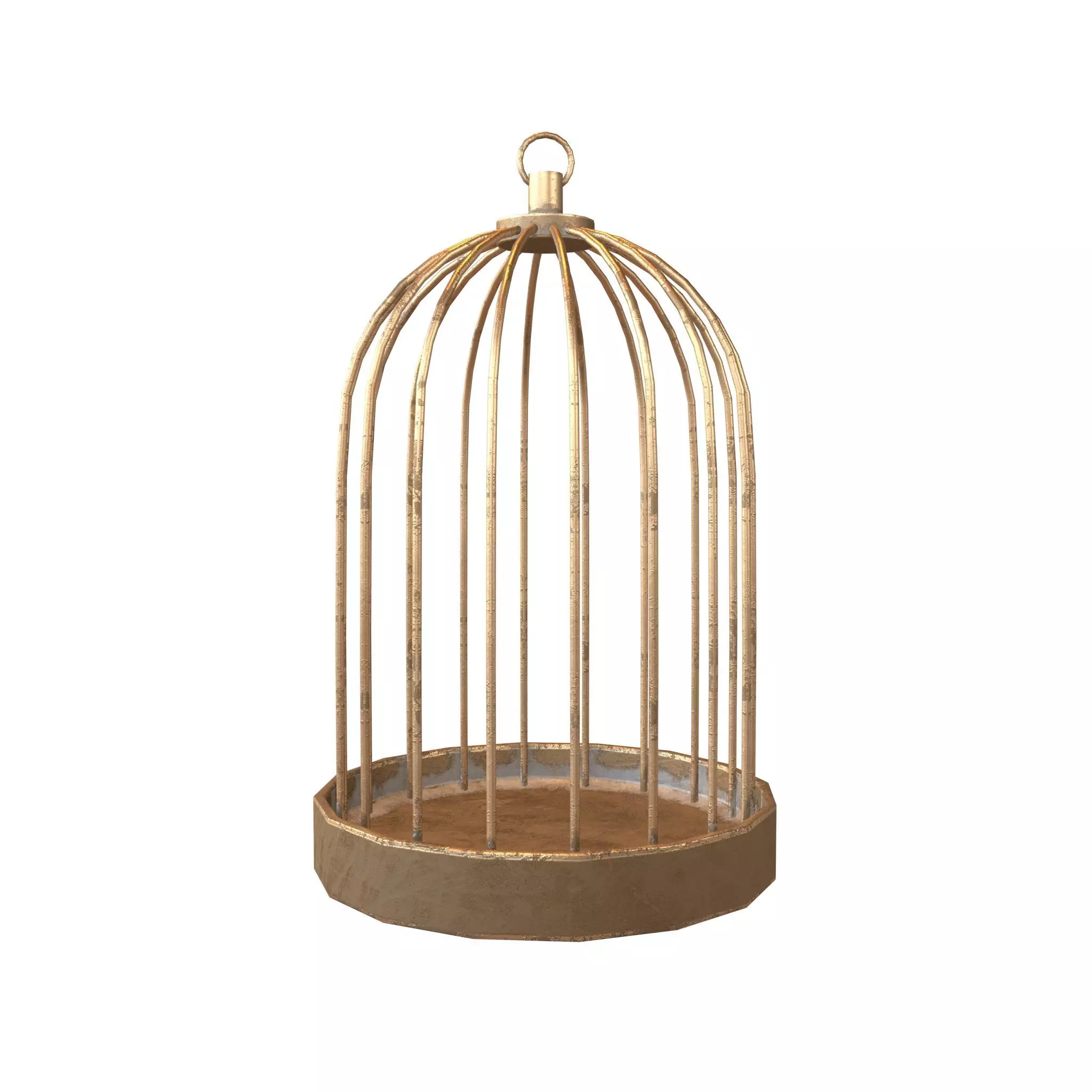 Bird Cage V1 001 Low-poly 3D model_0