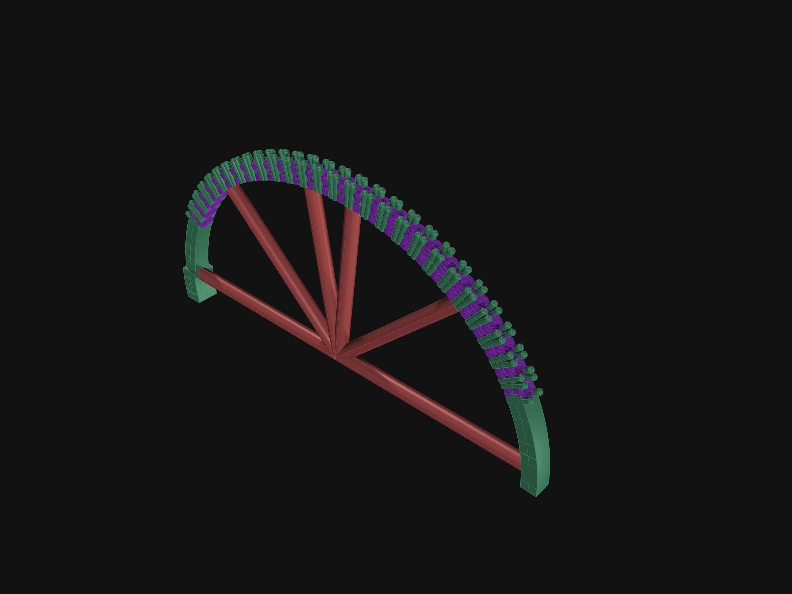 TENNIS DIAMOND BRACELET  3D print model_6