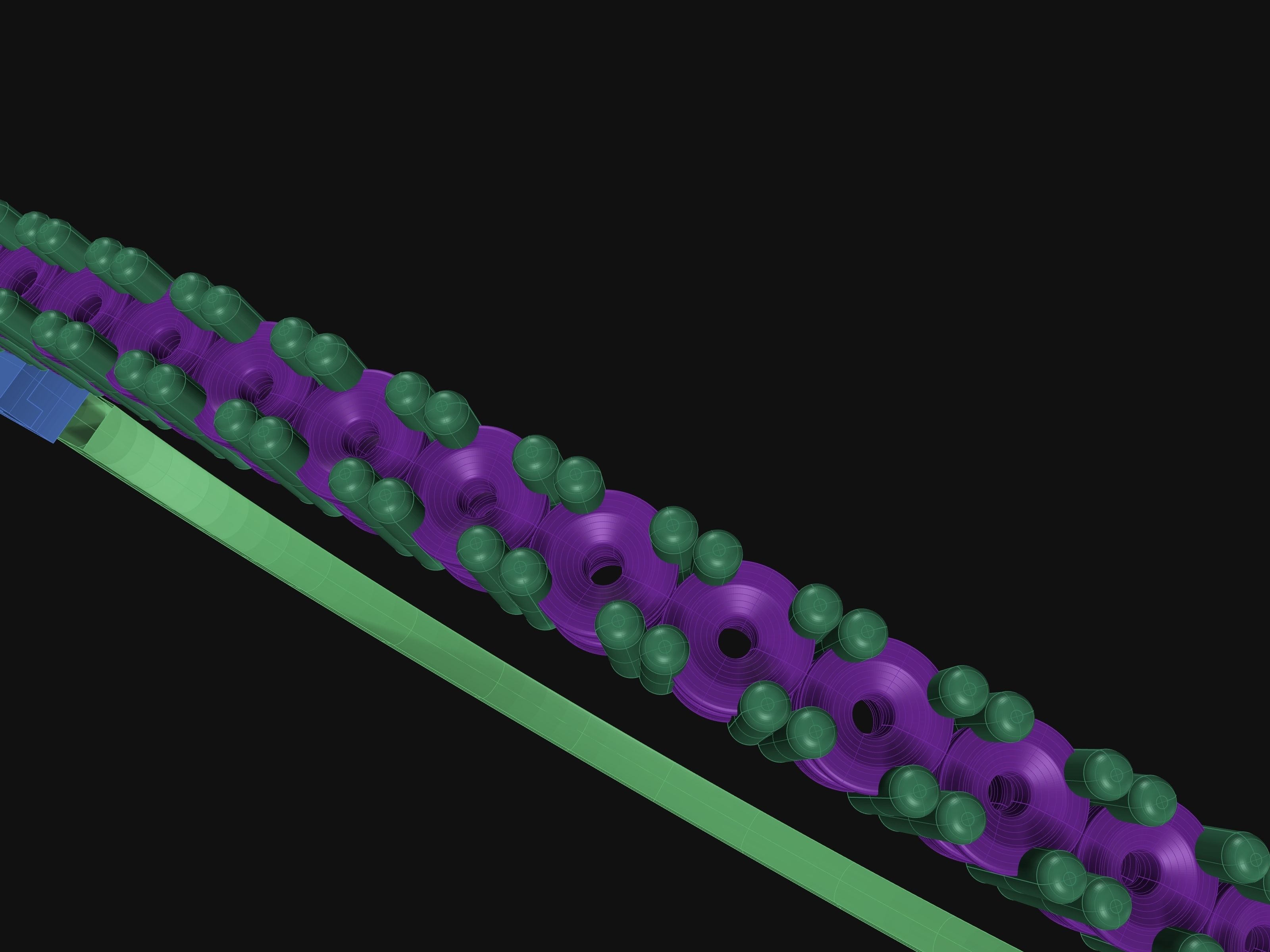 TENNIS DIAMOND BRACELET  3D print model_5