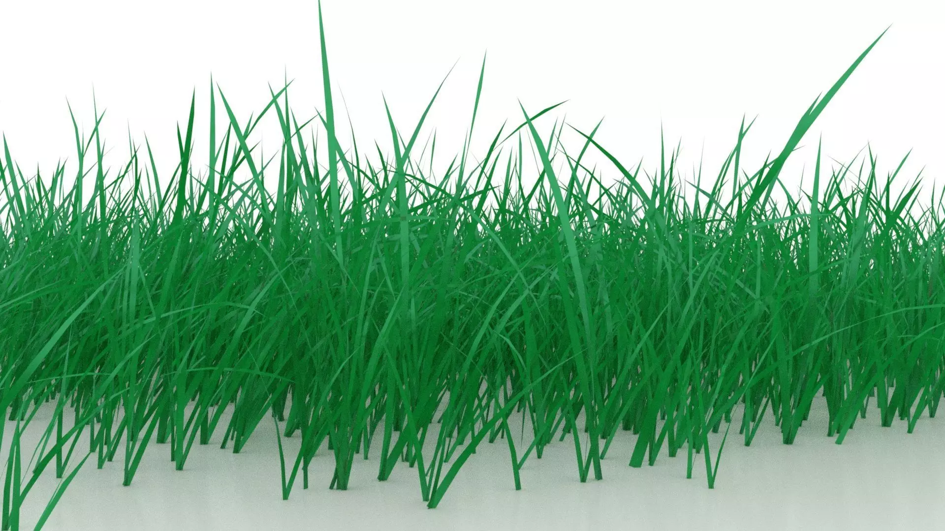Animated Patch of Grass Low-poly 3D model_0