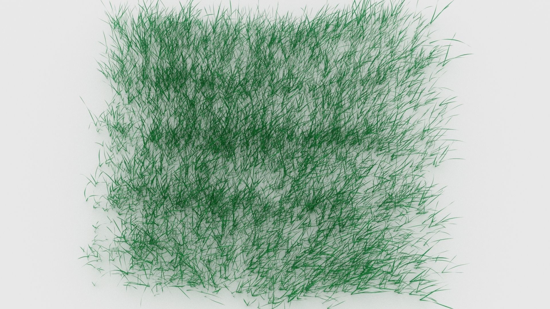 Animated Patch of Grass Low-poly 3D model_2