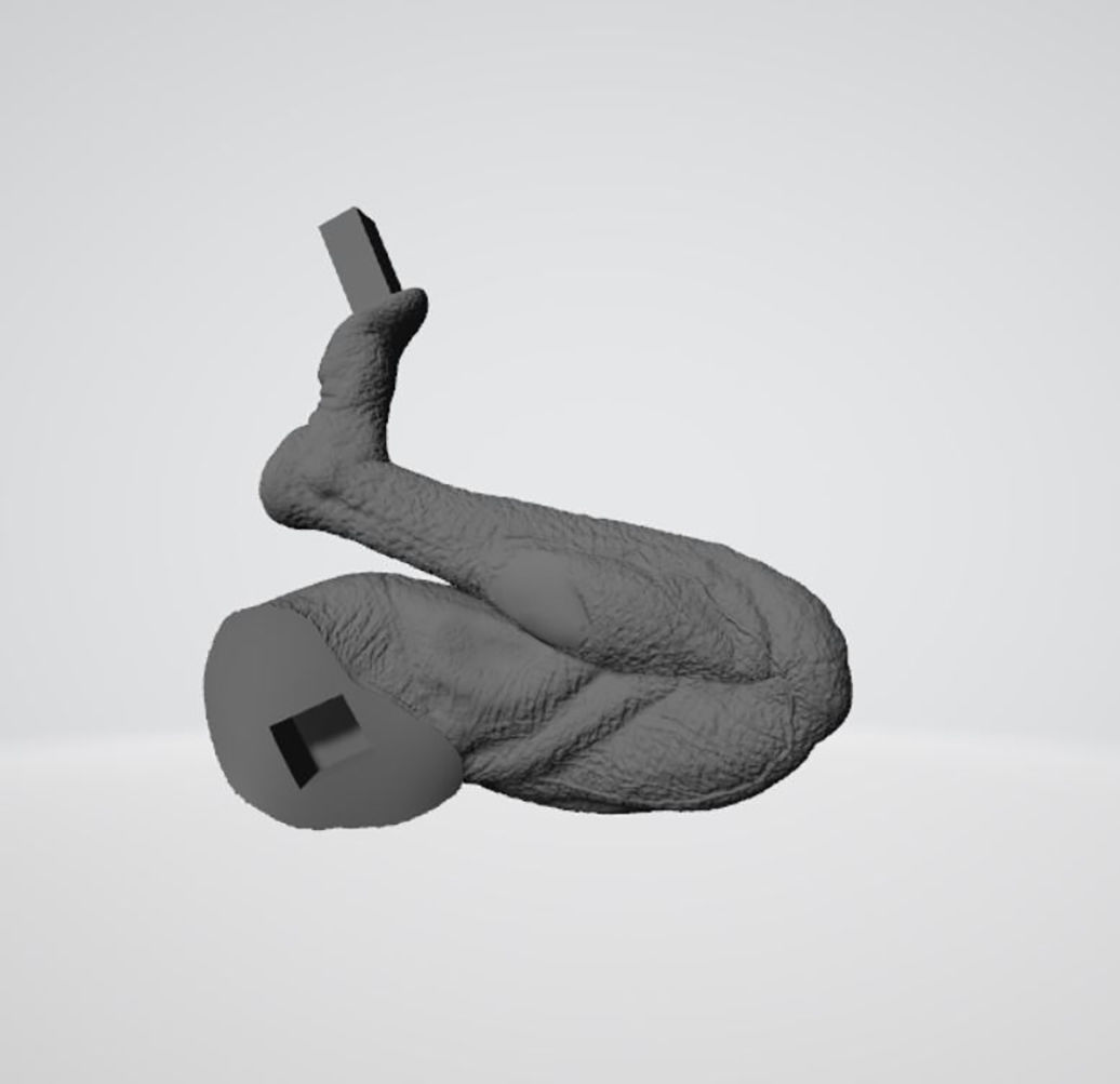 Symbiote Spiderman Statue 3D Model Ready to Print STL 3D print model_7