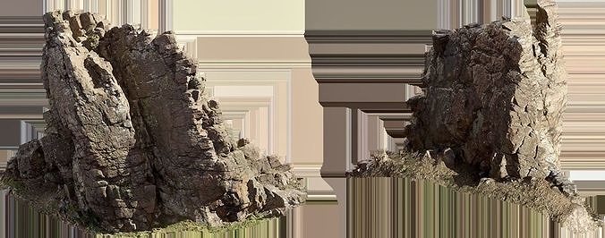 Rock white 6 Free 3D model