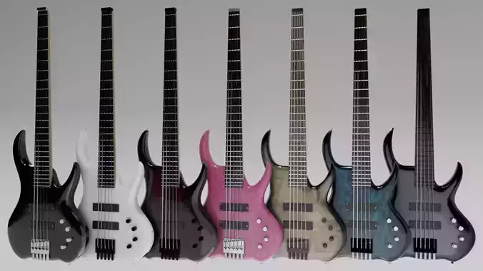 Bass Guitar Headless Bluetooth Wireless