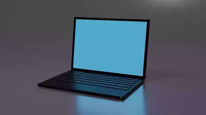 Low Poly Laptop Free