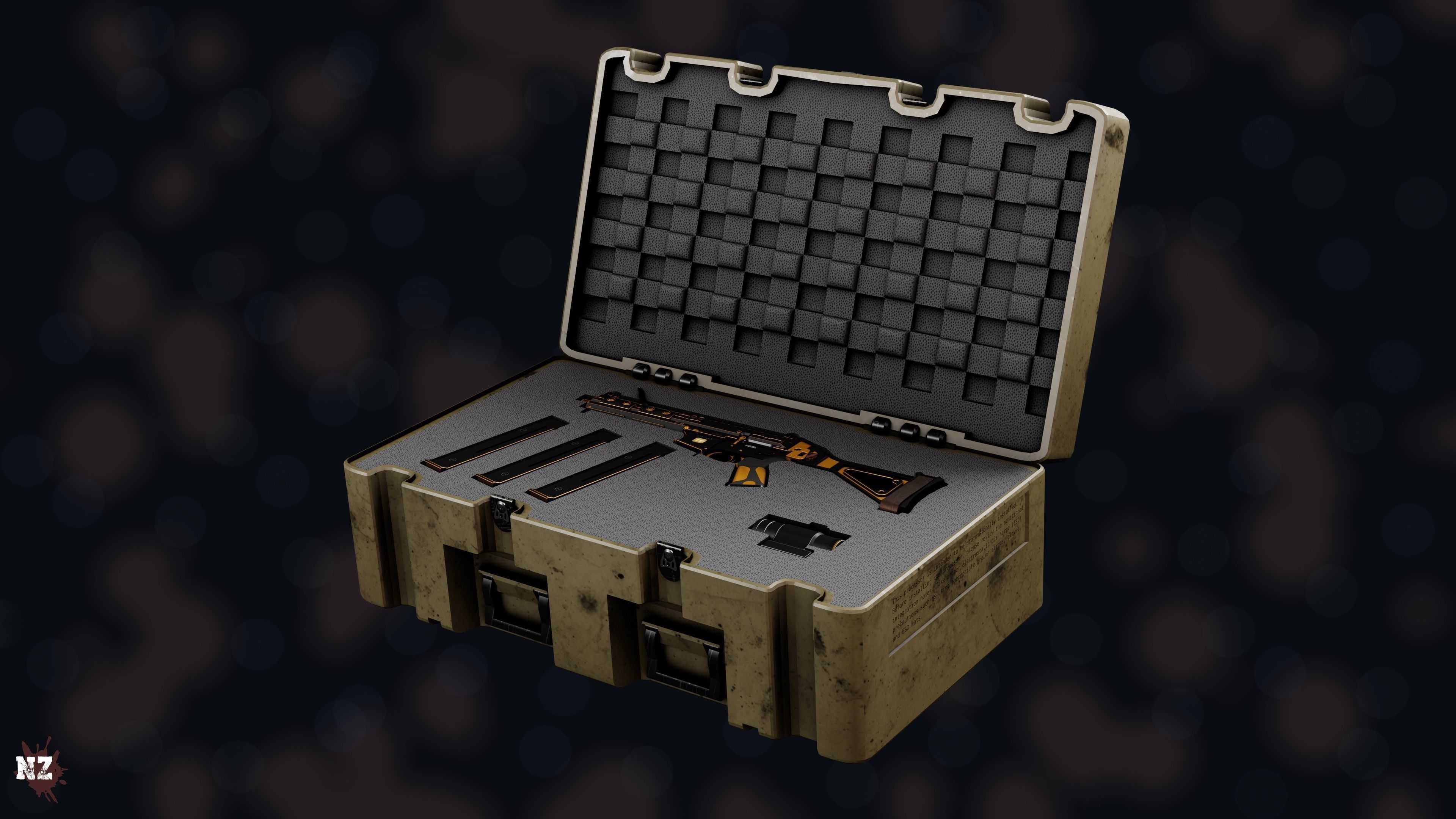 NZ Weapons Pack Vol01 Low-poly 3D model_8