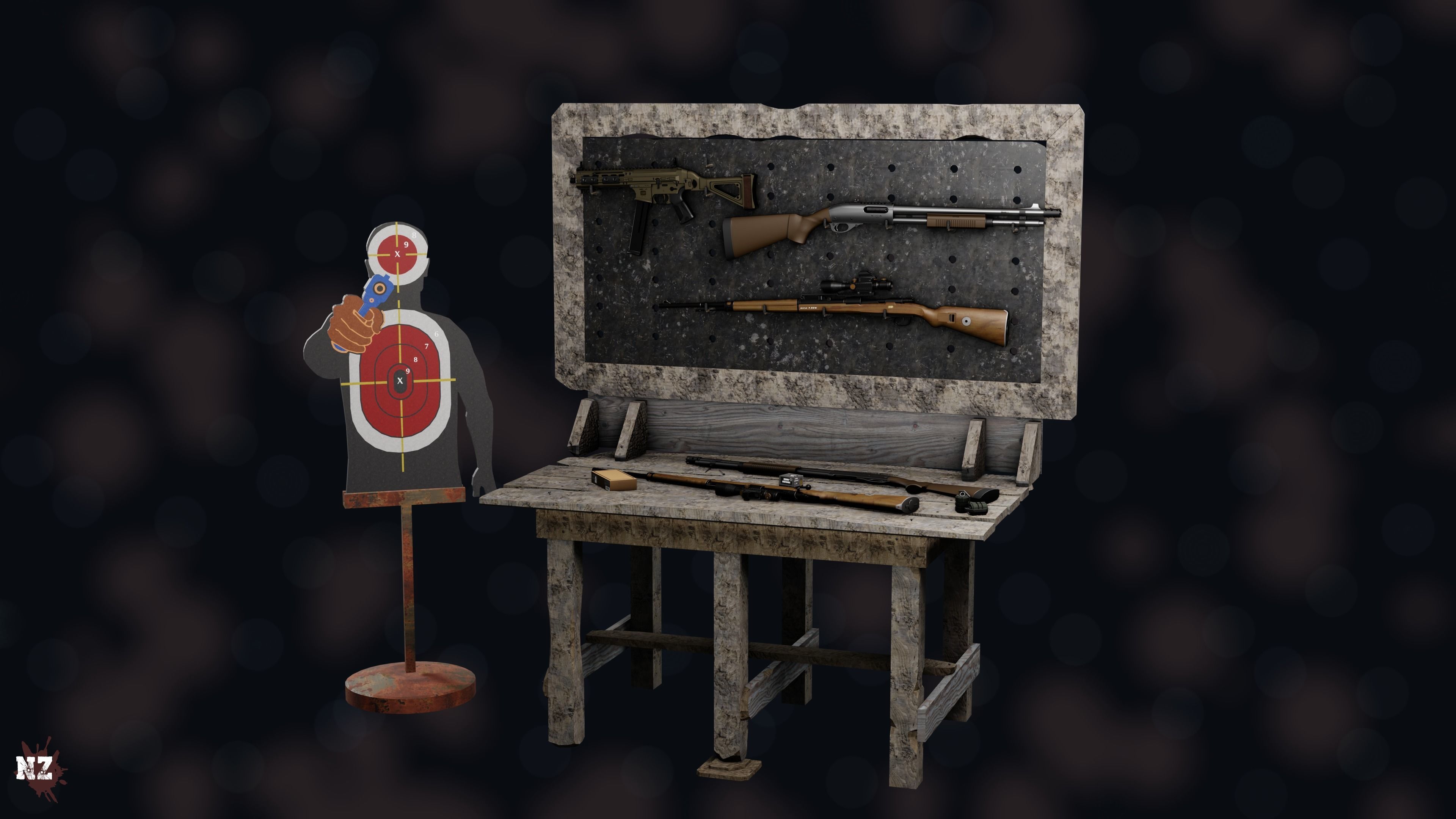 NZ Weapons Pack Vol01 Low-poly 3D model_19