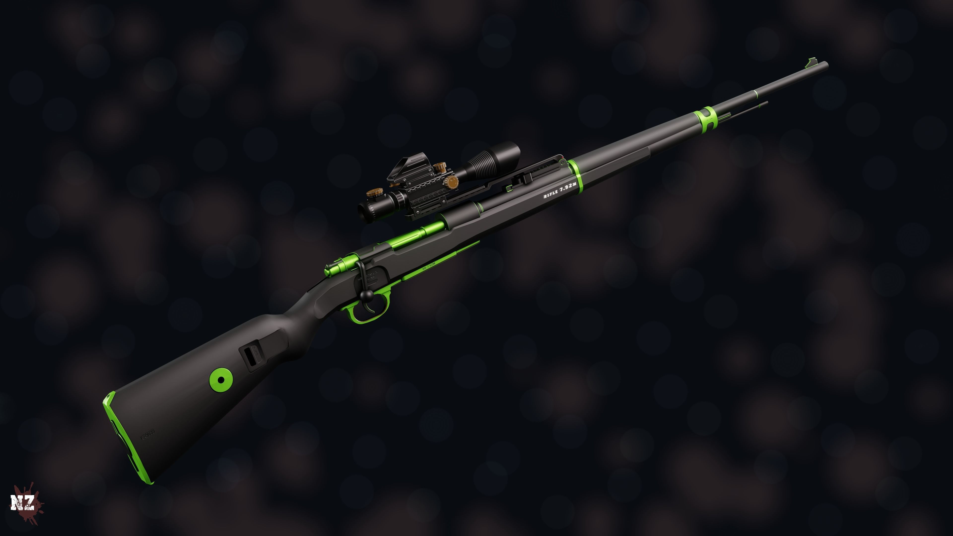 NZ Weapons Pack Vol01 Low-poly 3D model_47