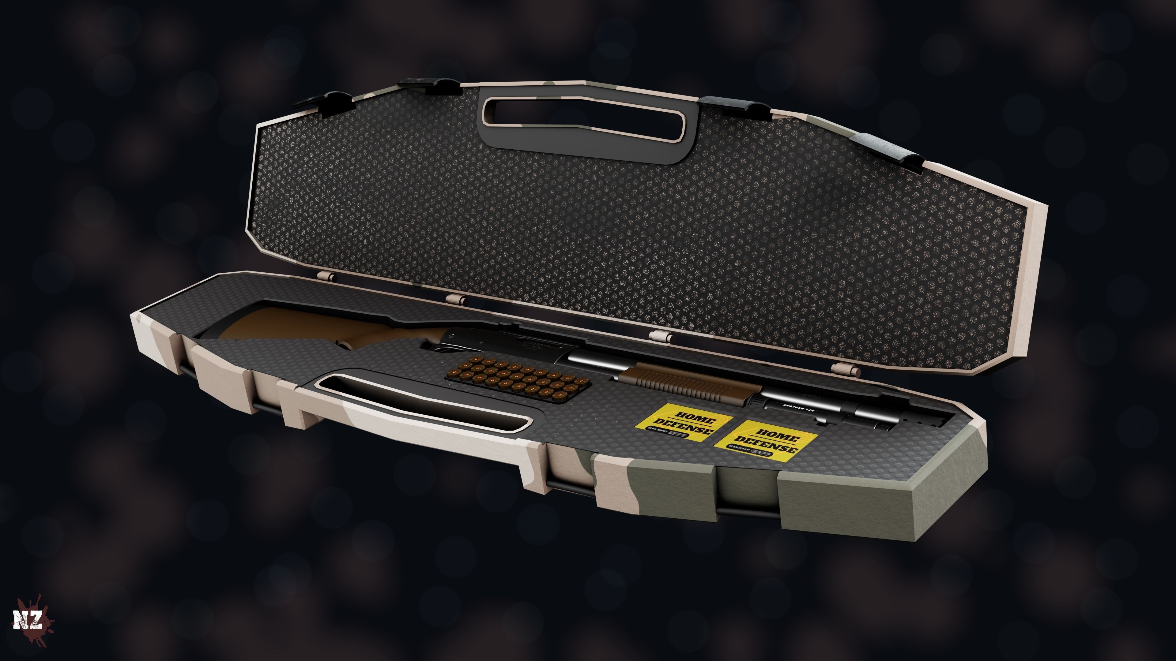 NZ Weapons Pack Vol01 Low-poly 3D model_9