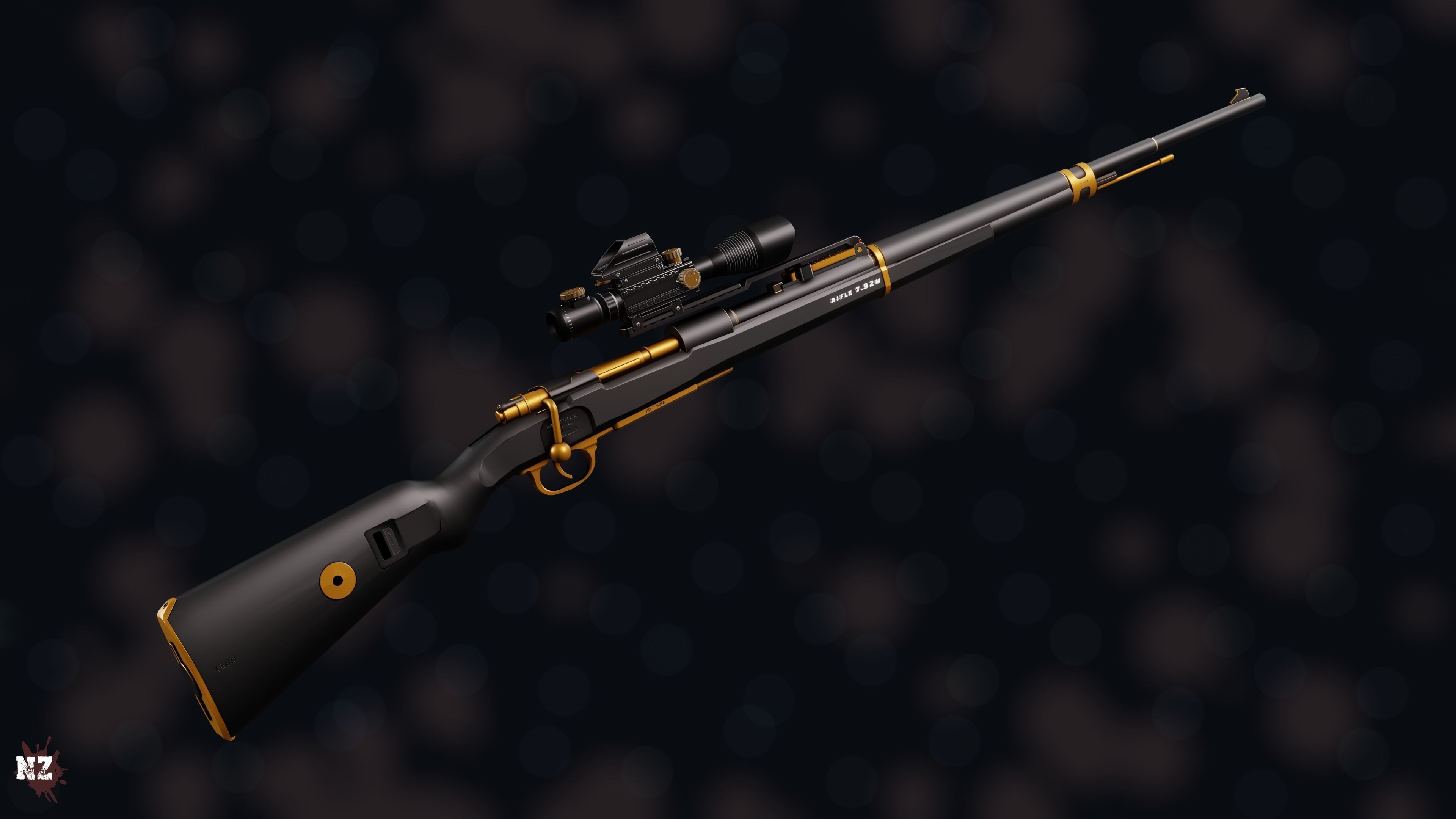 NZ Weapons Pack Vol01 Low-poly 3D model_46