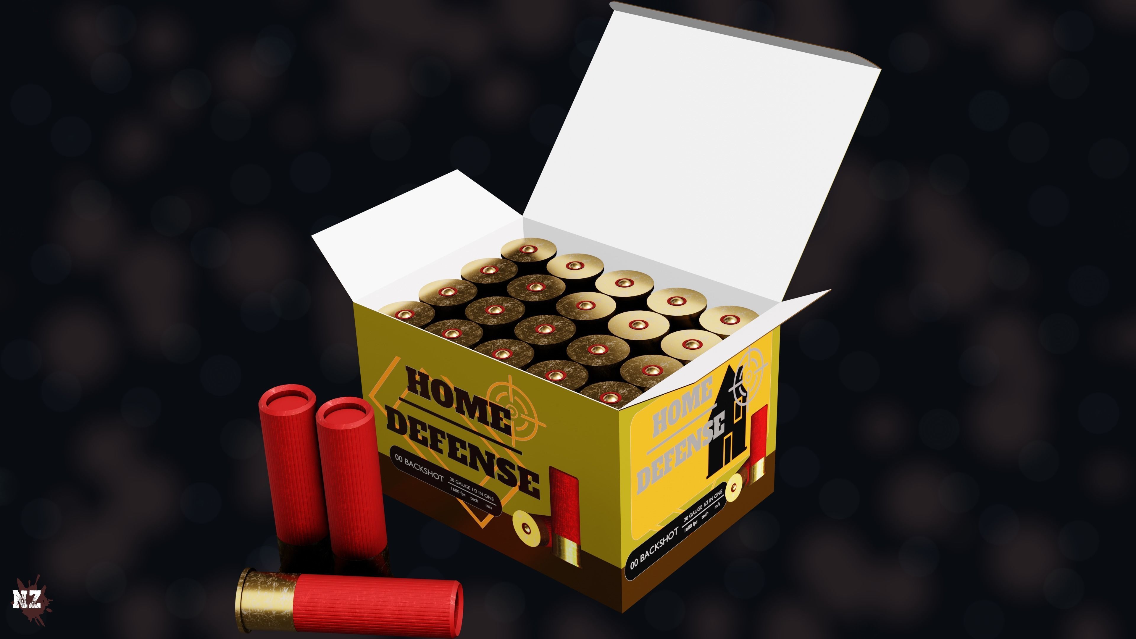 NZ Weapons Pack Vol01 Low-poly 3D model_13