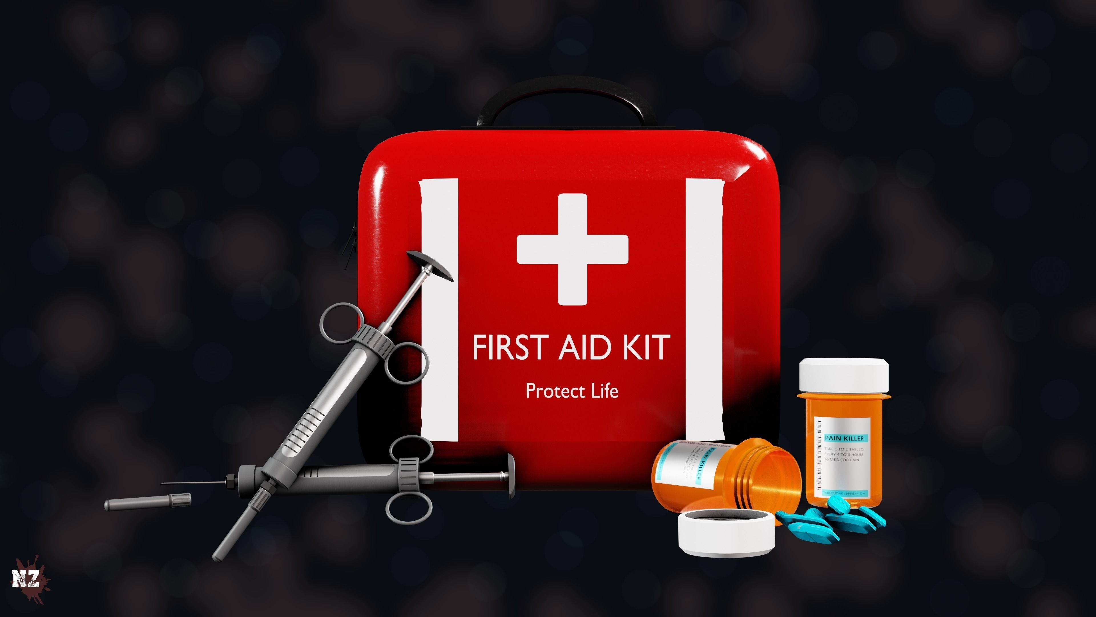 NZ Weapons Pack Vol01 Low-poly 3D model_18