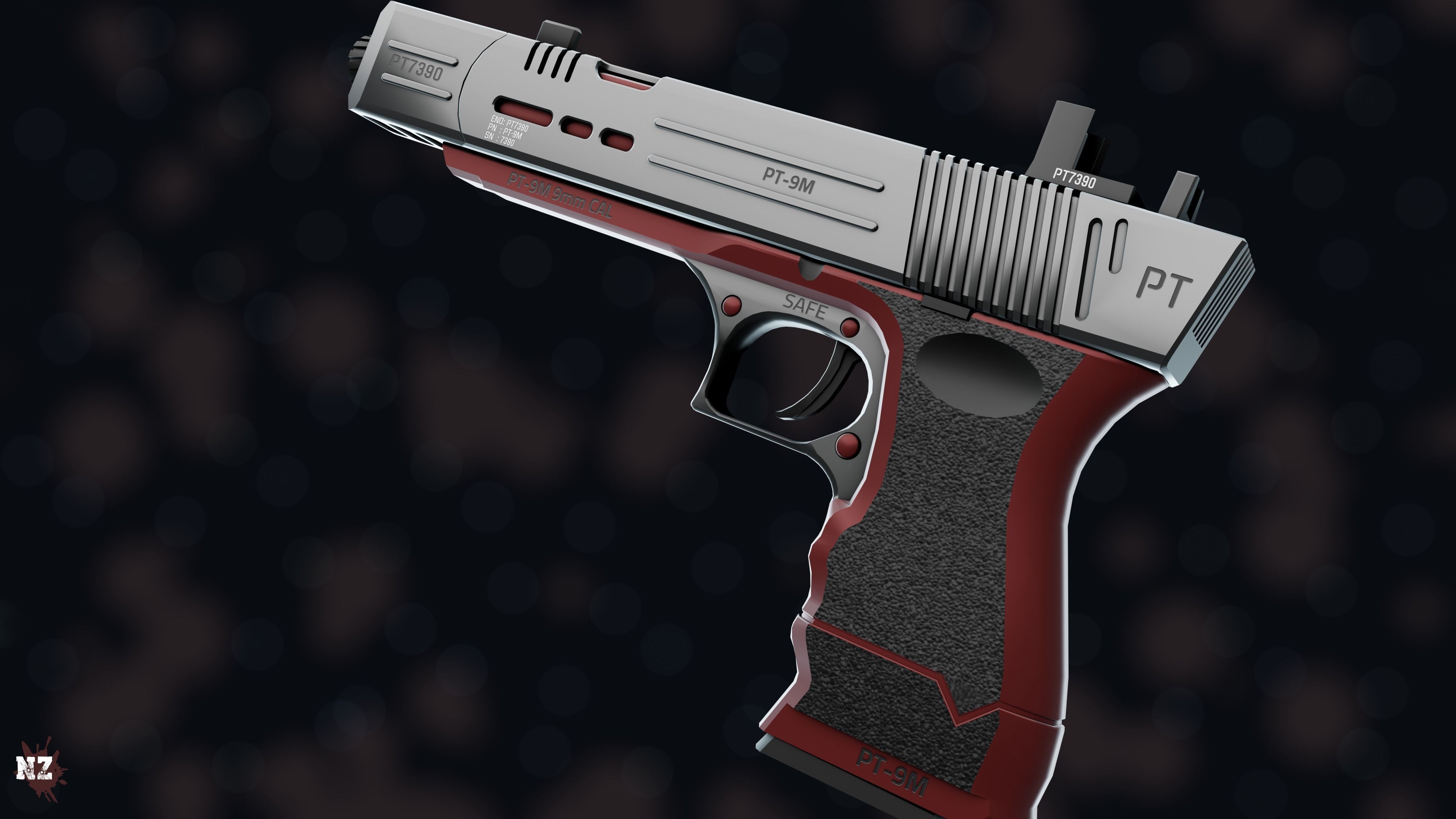 NZ Weapons Pack Vol01 Low-poly 3D model_3