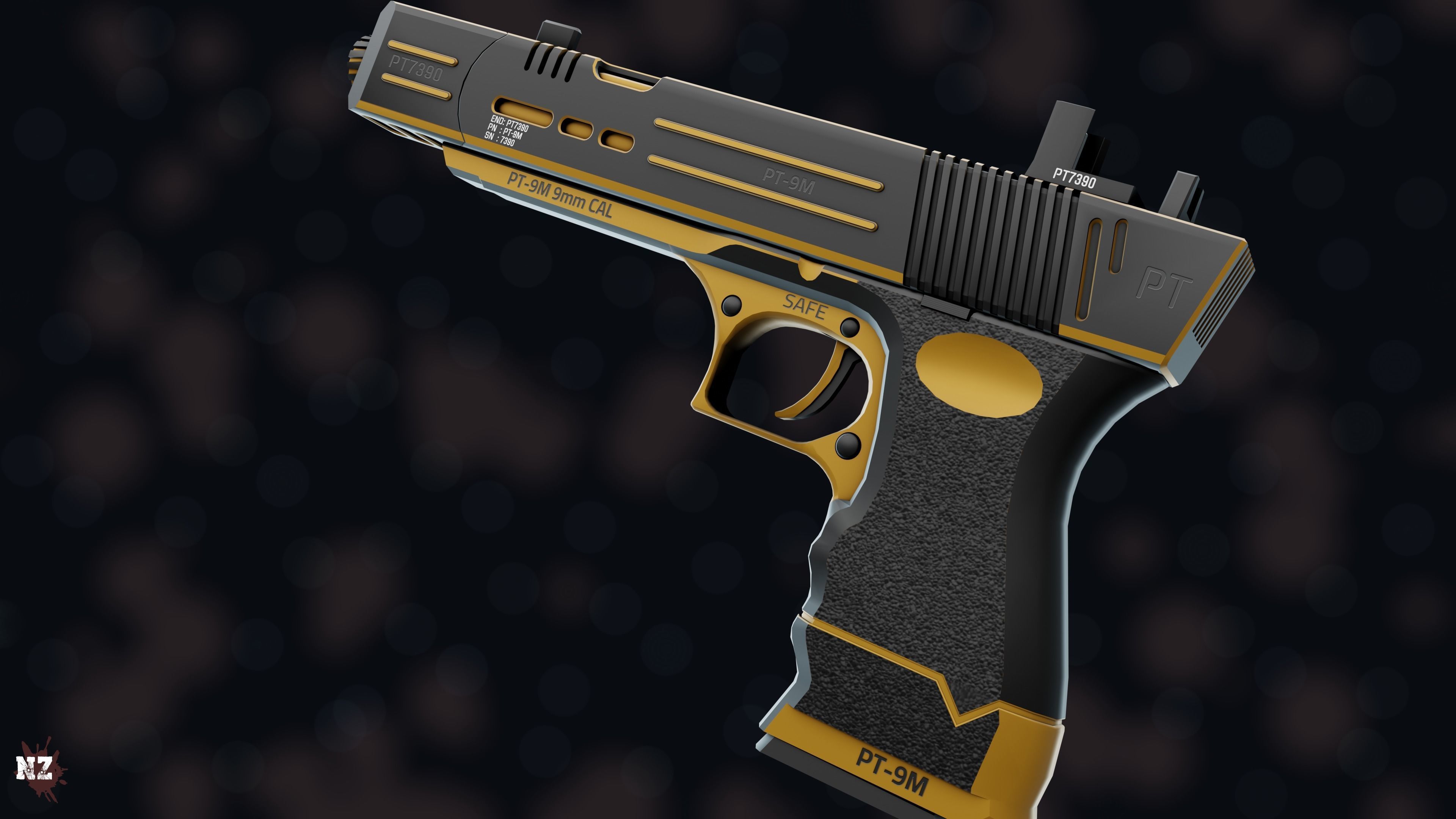 NZ Weapons Pack Vol01 Low-poly 3D model_24