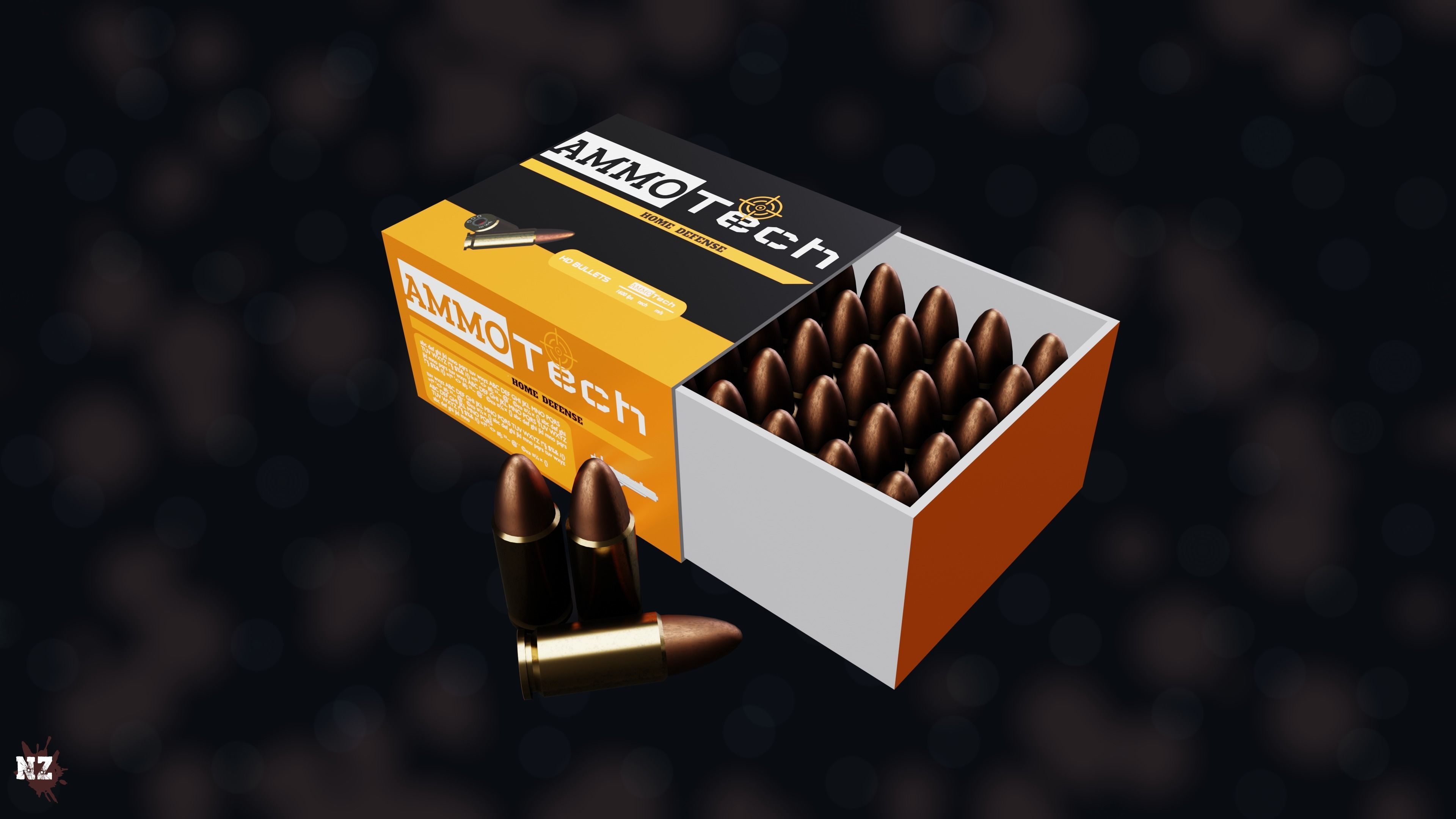 NZ Weapons Pack Vol01 Low-poly 3D model_11