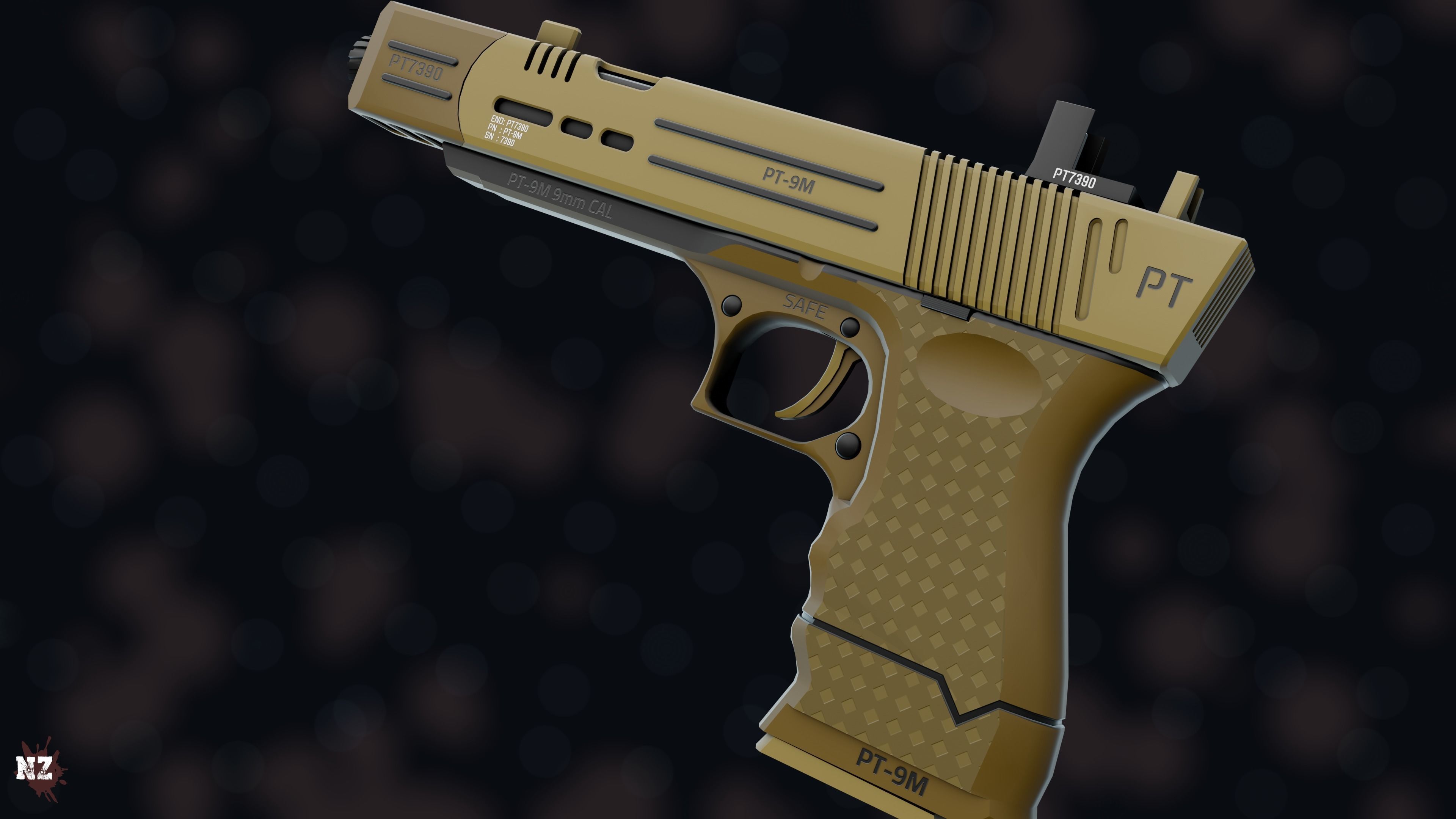 NZ Weapons Pack Vol01 Low-poly 3D model_21