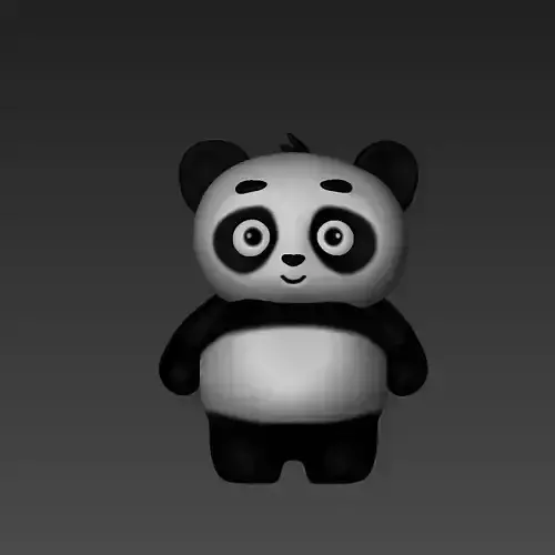 3d Panda bear