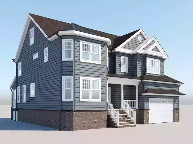 American house  3D model