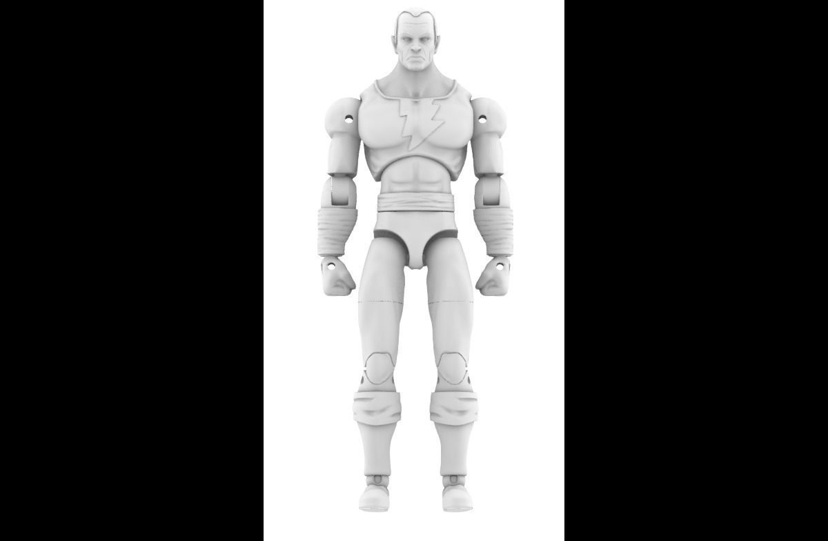 Black Adam - Articulated Action Figure - Comics Style 3D print model_5