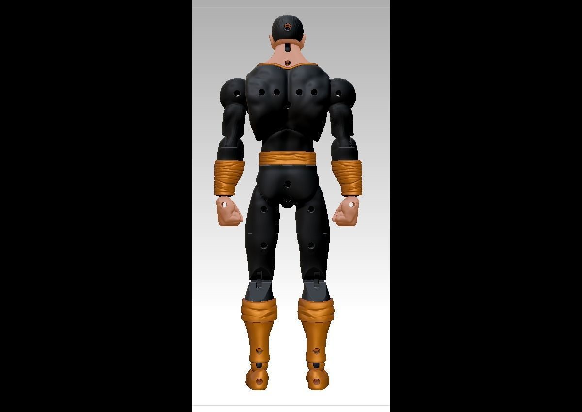 Black Adam - Articulated Action Figure - Comics Style 3D print model_3
