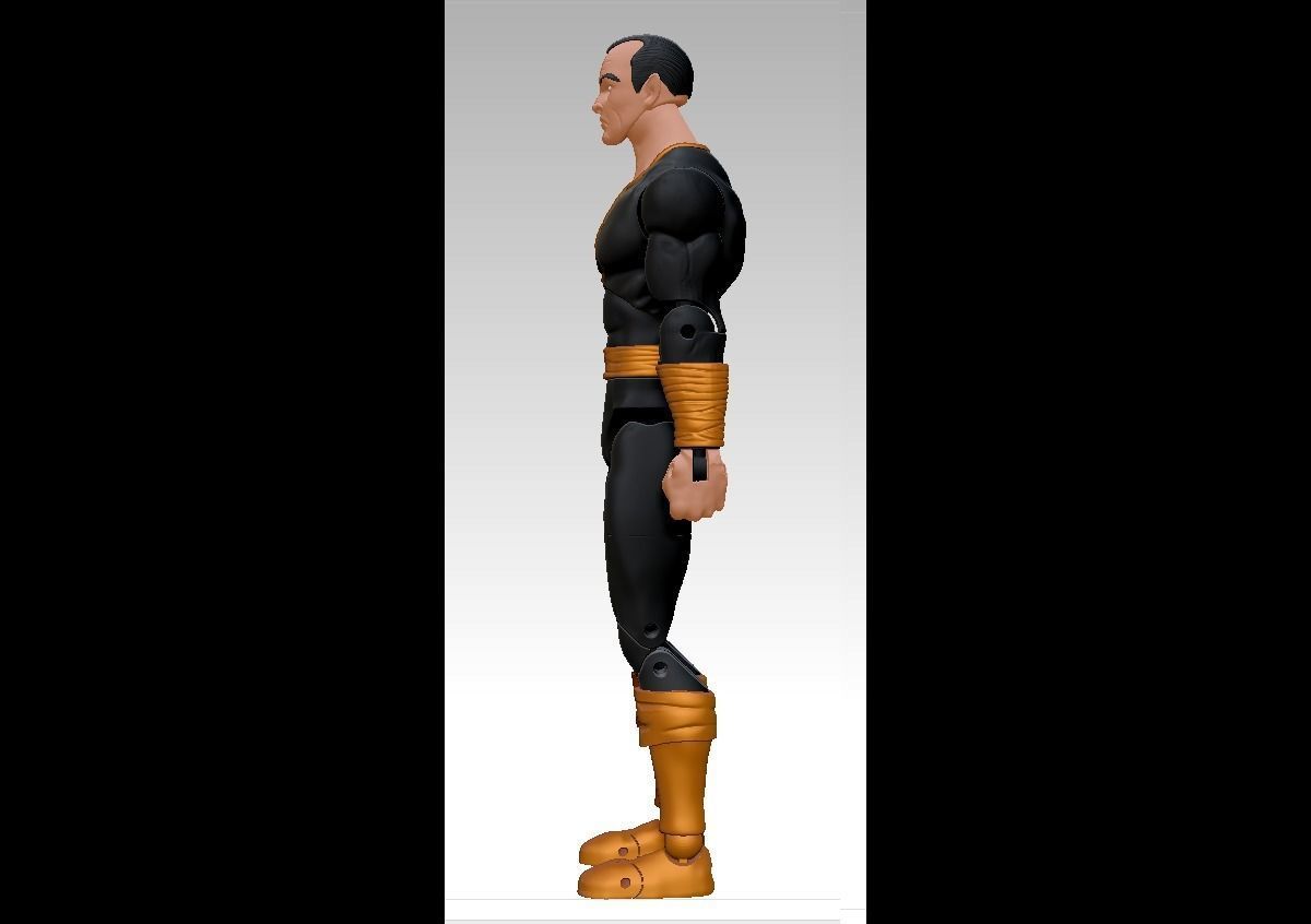 Black Adam - Articulated Action Figure - Comics Style 3D print model_2