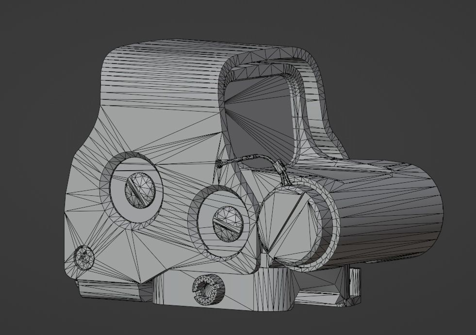 EOTech EXPS3-0 Low-poly Gameready 3D model Low-poly 3D model_20