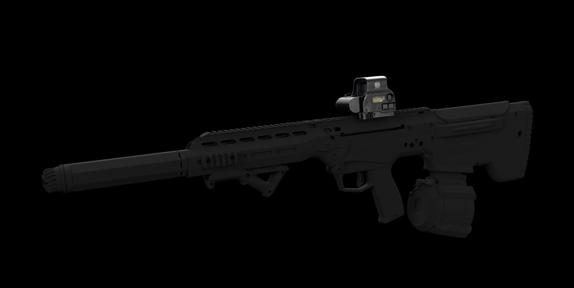 EOTech EXPS3-0 Low-poly Gameready 3D model Low-poly 3D model_10