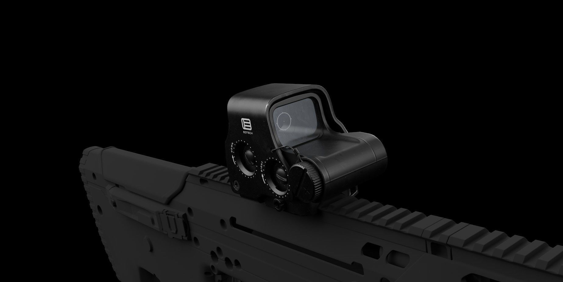 EOTech EXPS3-0 Low-poly Gameready 3D model Low-poly 3D model_13