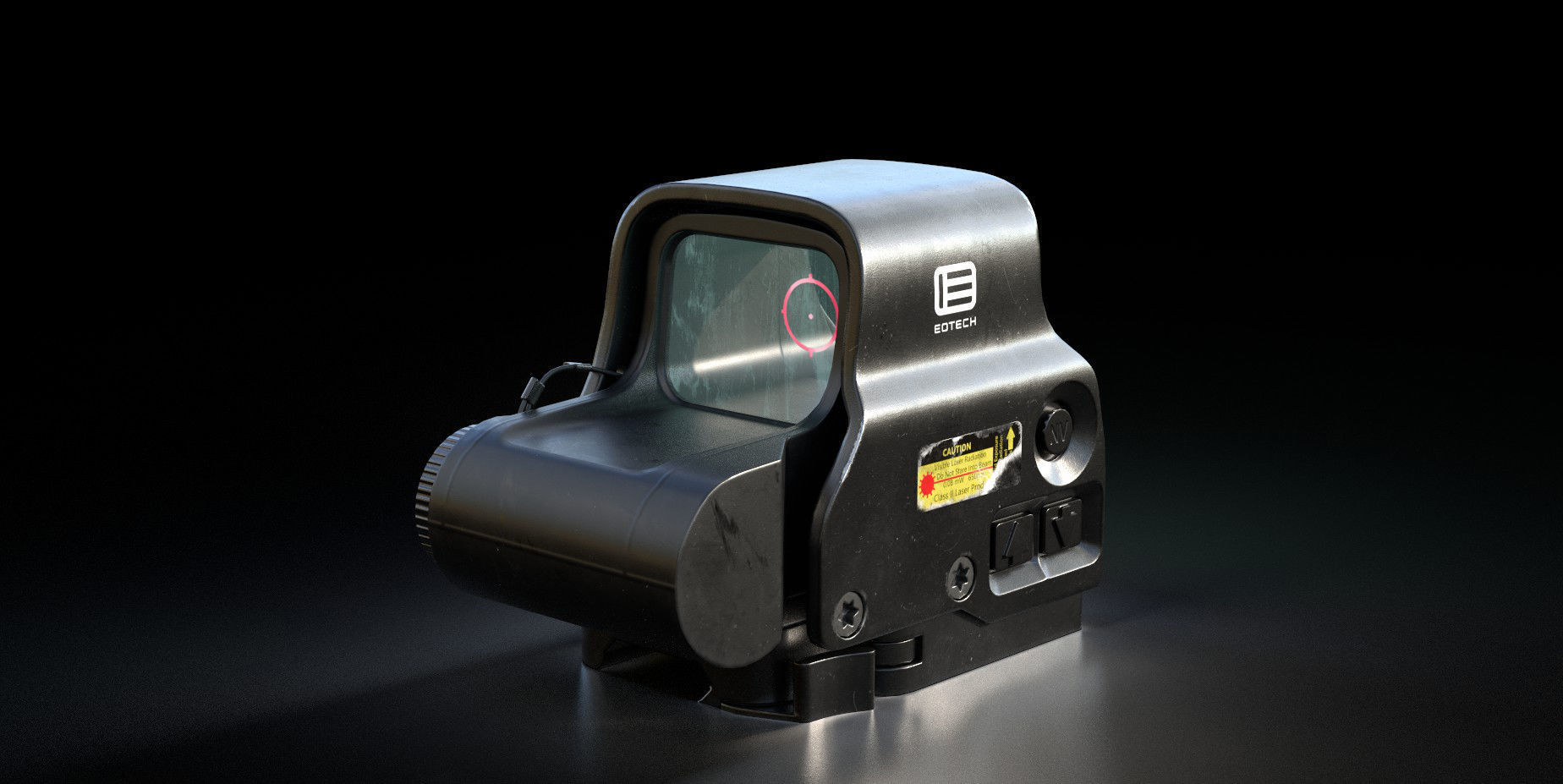 EOTech EXPS3-0 Low-poly Gameready 3D model Low-poly 3D model_9