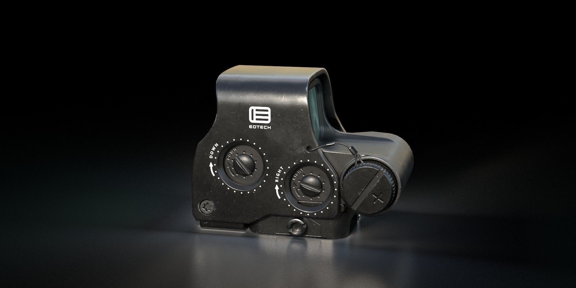 EOTech EXPS3-0 Low-poly Gameready 3D model Low-poly 3D model_6