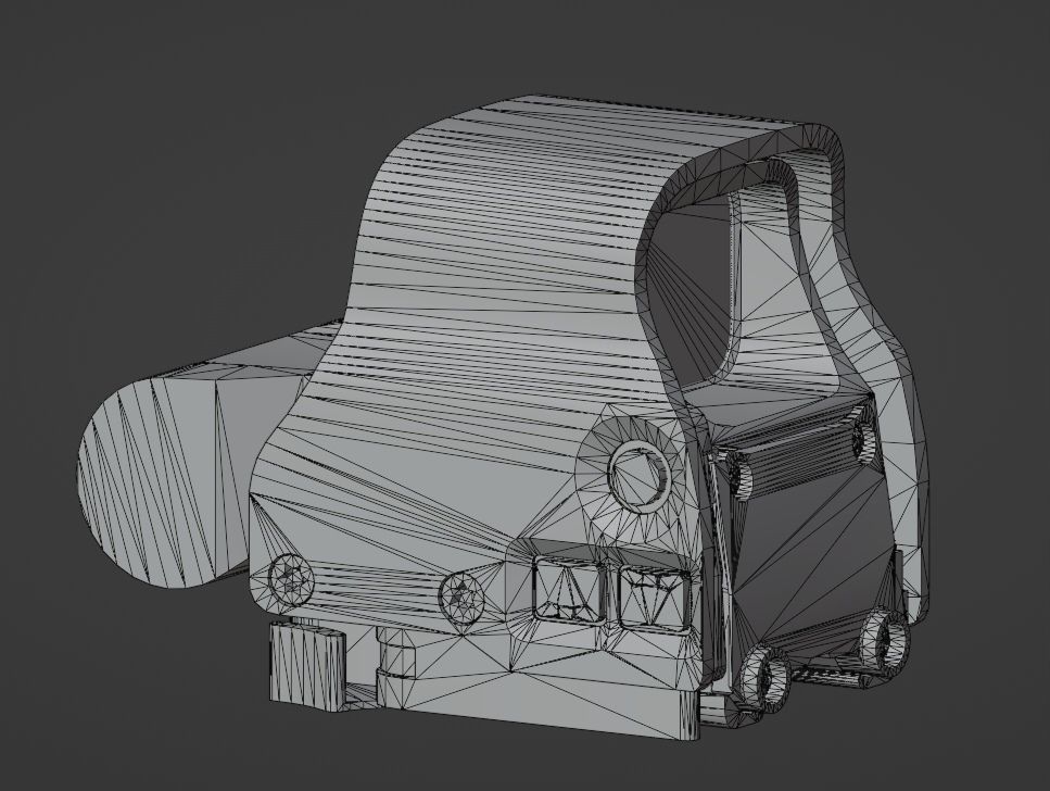 EOTech EXPS3-0 Low-poly Gameready 3D model Low-poly 3D model_18