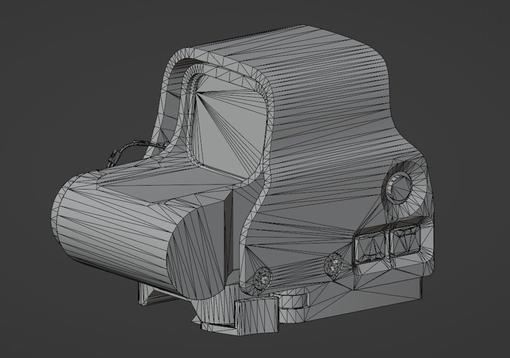 EOTech EXPS3-0 Low-poly Gameready 3D model Low-poly 3D model_16