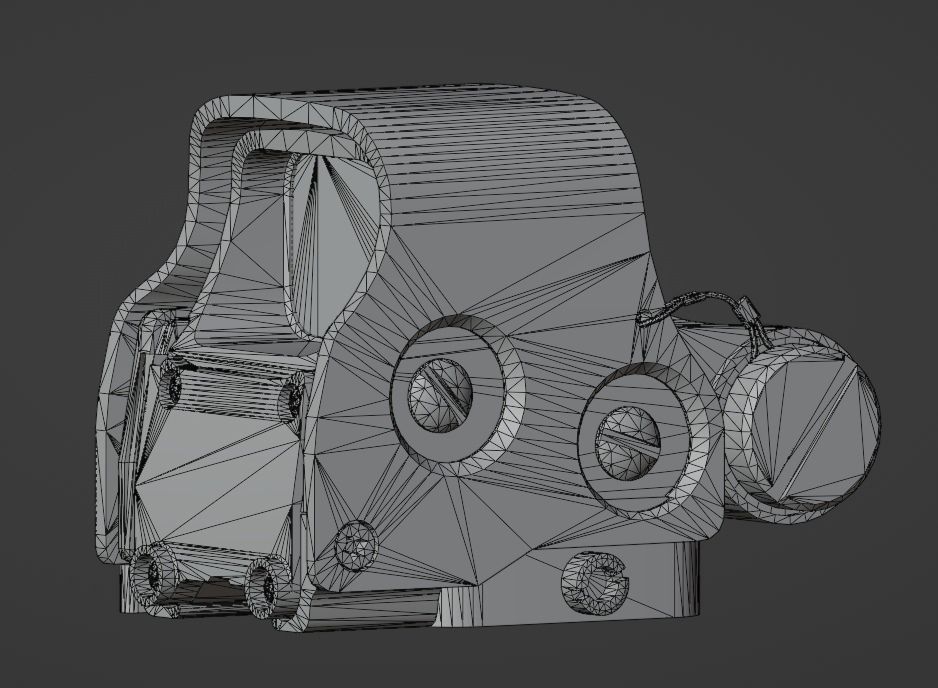 EOTech EXPS3-0 Low-poly Gameready 3D model Low-poly 3D model_14