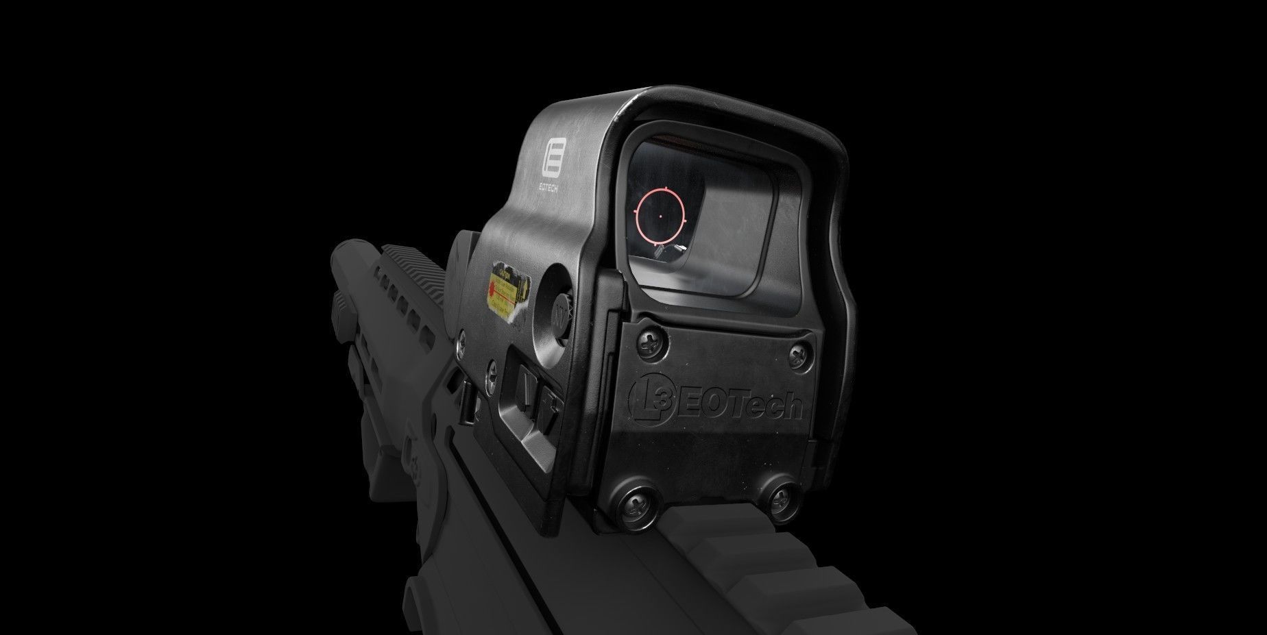 EOTech EXPS3-0 Low-poly Gameready 3D model Low-poly 3D model_12