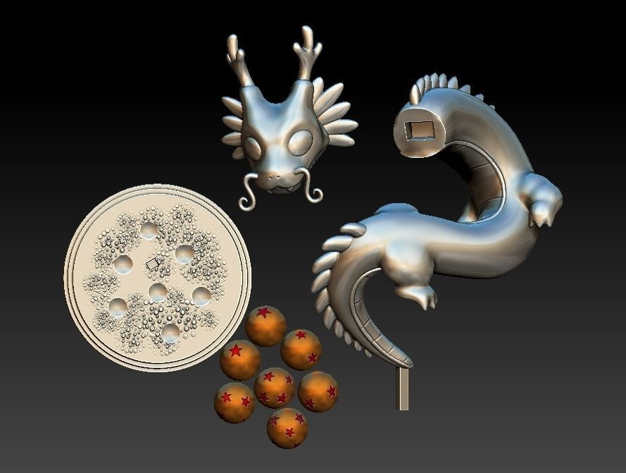 Shen long - Dragon ball - dragon shen long 3D print model_4