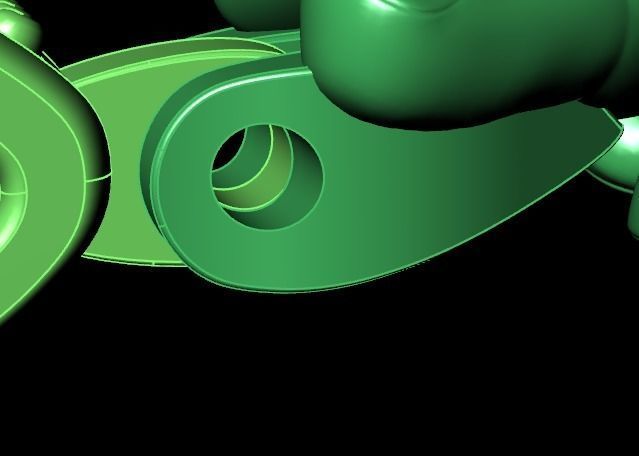 Praying Hand Cross Pendant 3D print model_13