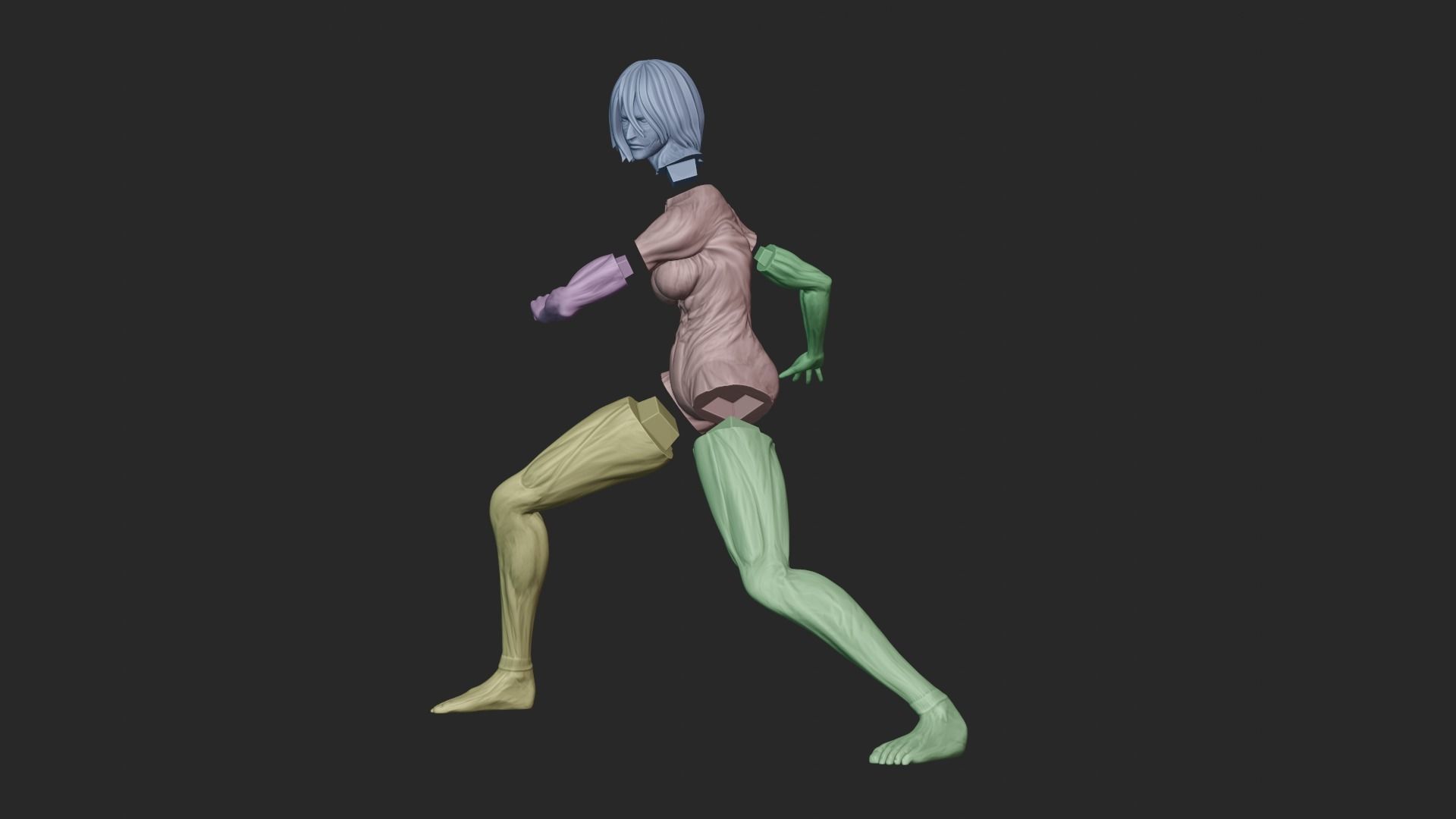 Female Titan 3D print model_8