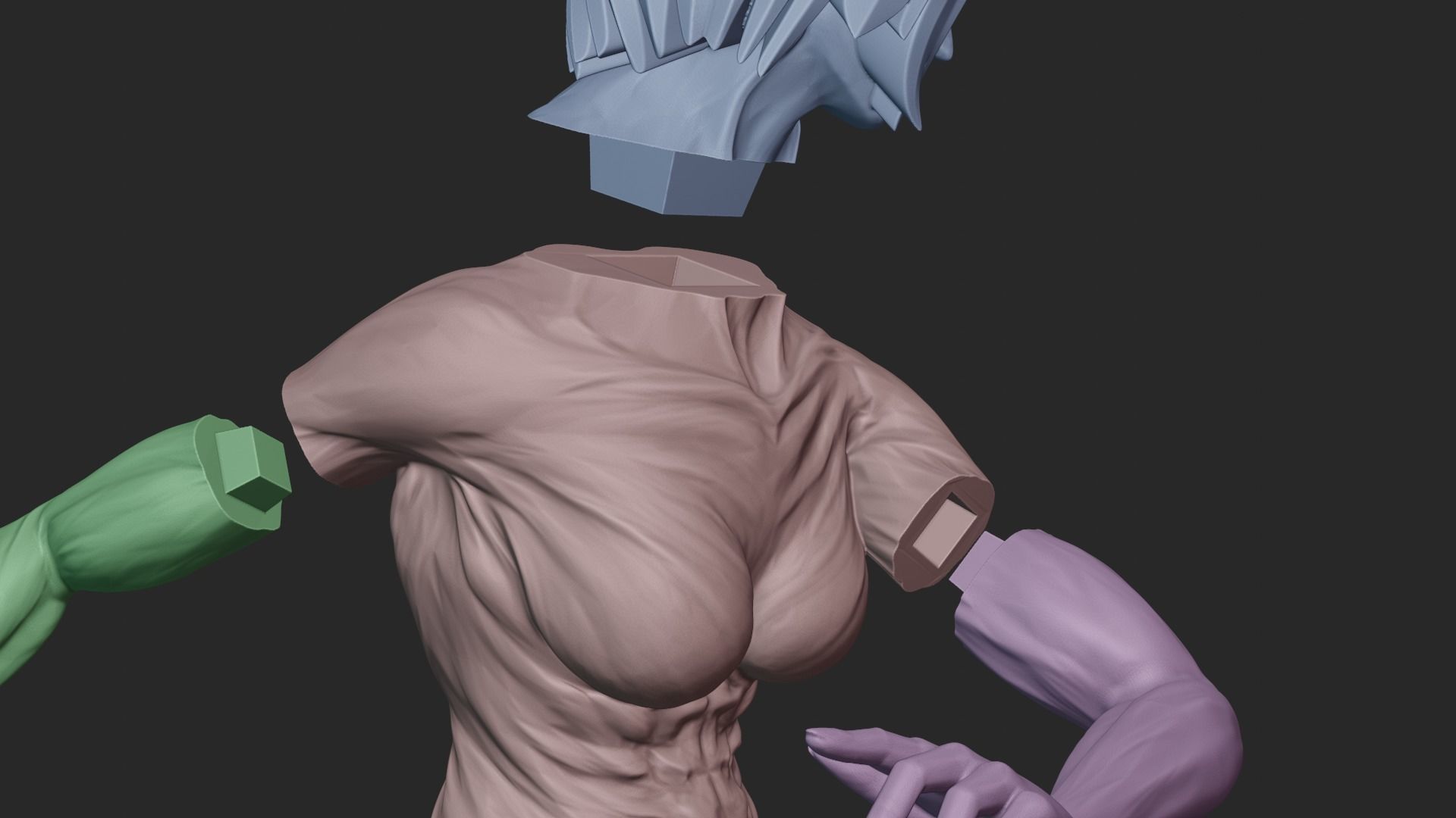Female Titan 3D print model_9