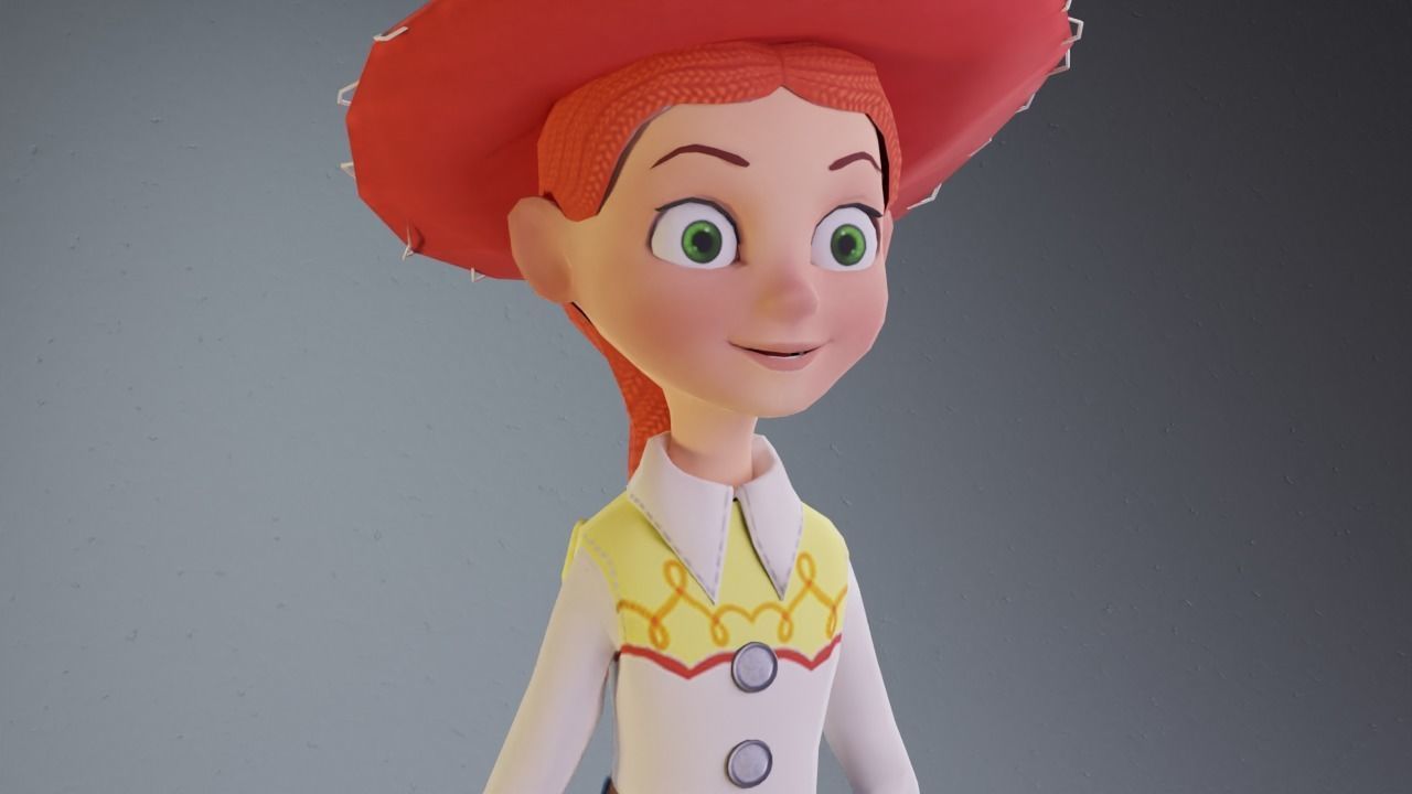 Toy story - Jessie rigged 3D model rigged CGTrader