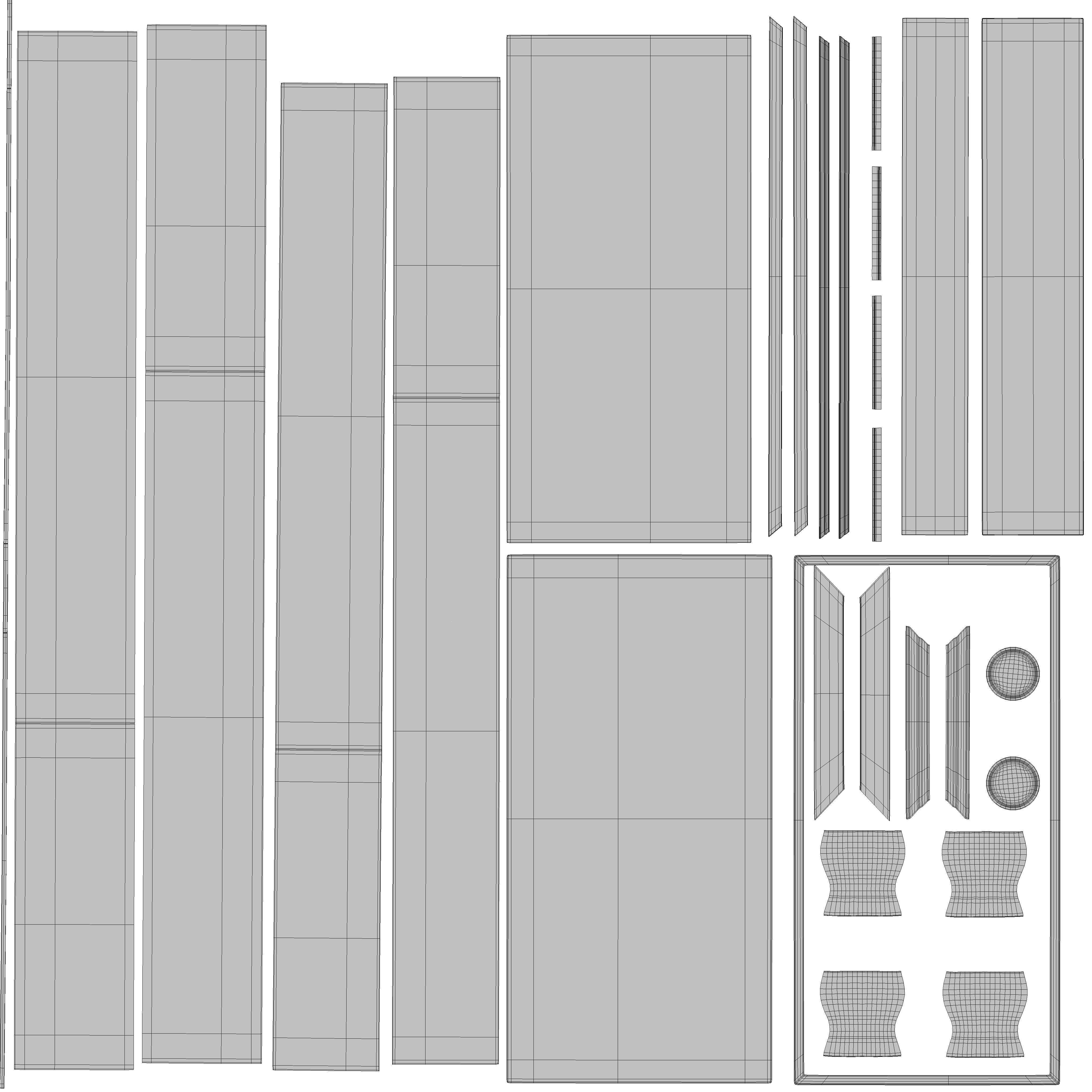 Dresser 1 PBR sideboard 3D model_18