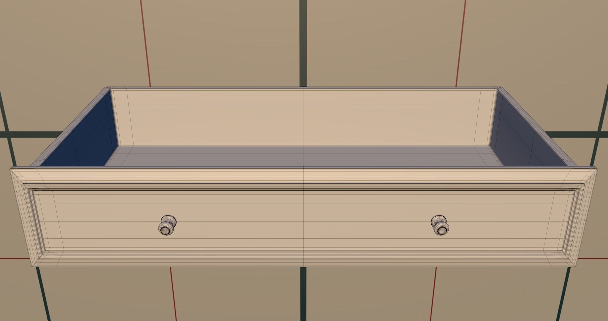 Dresser 1 PBR sideboard 3D model_15