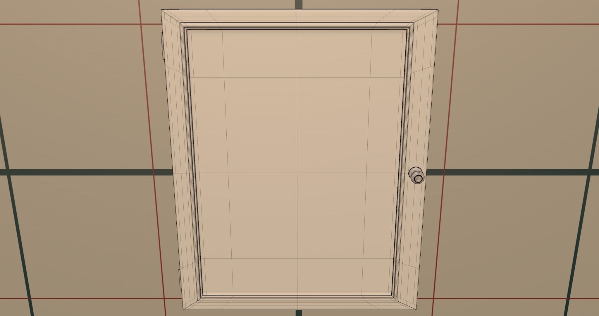 Dresser 1 PBR sideboard 3D model_16