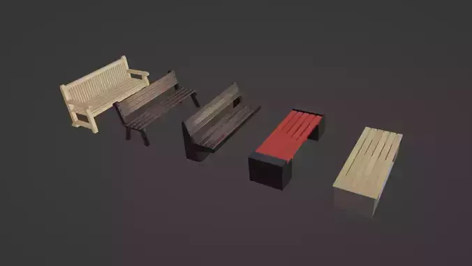 Outdoor benches