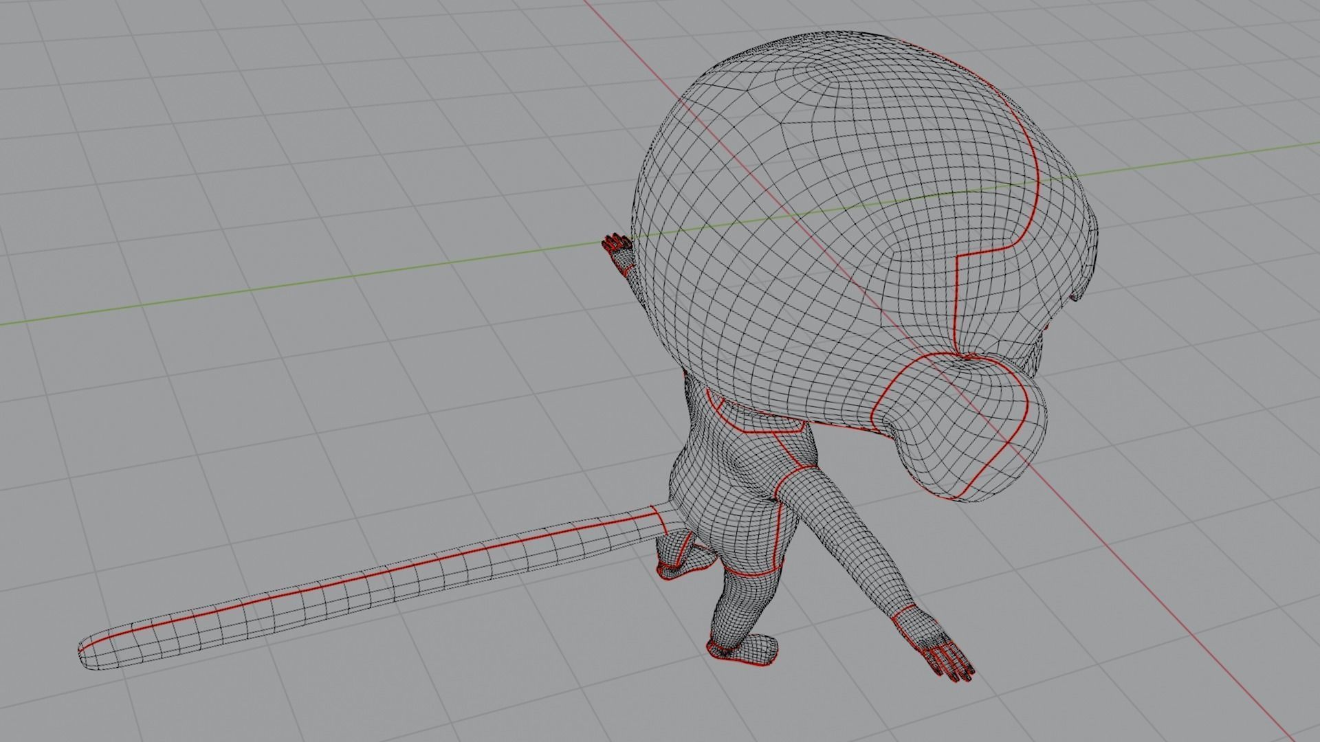 Monkey Cartoon 3D model_15