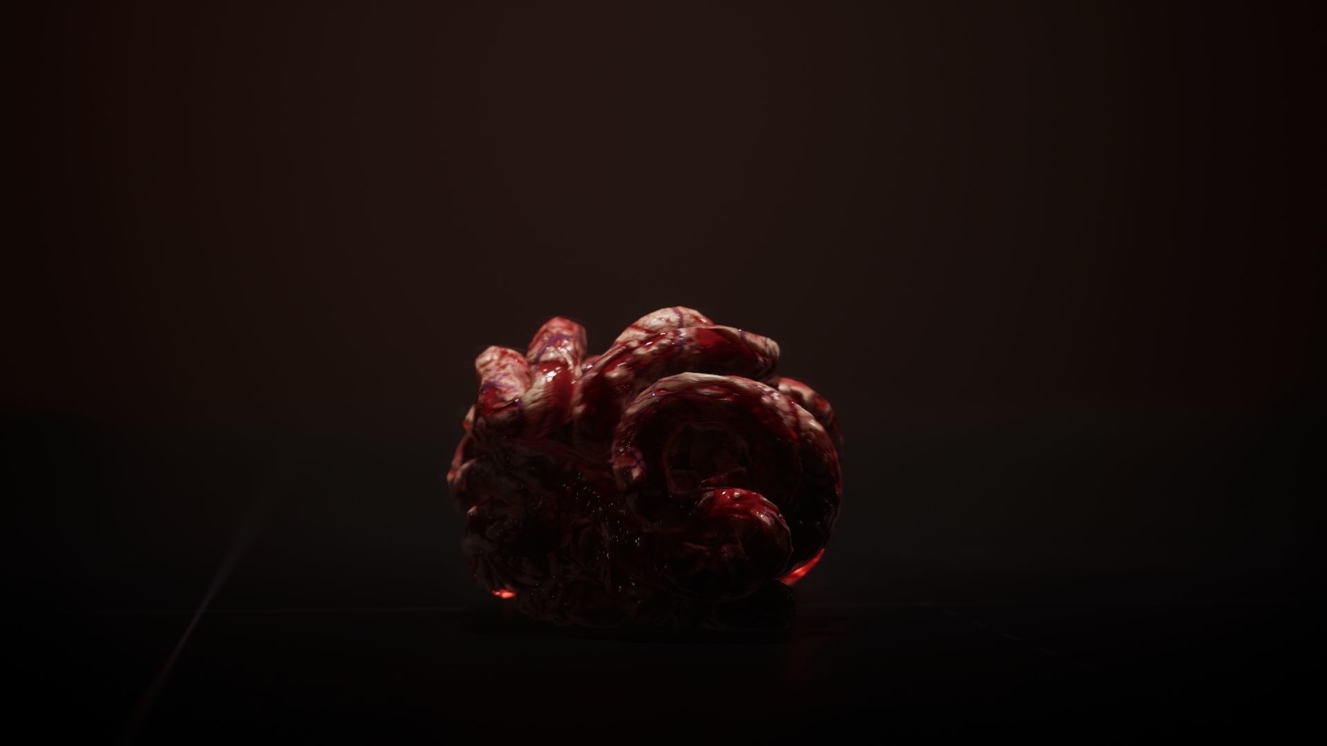 GutBall glowing ball of fire Low-poly 3D model_10