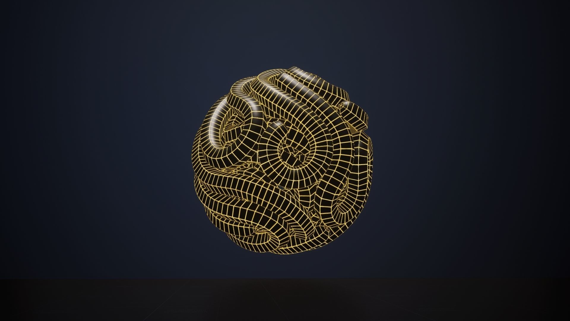 GutBall glowing ball of fire Low-poly 3D model_12