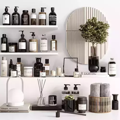 Bathroom accessories  3D model